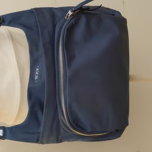 TUMI Blue Nylon Crossbody